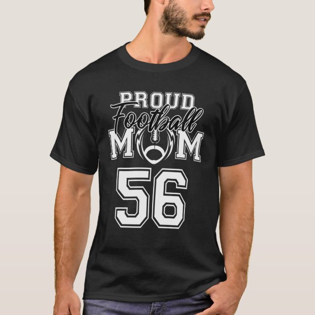 Camiseta Personalizada Mãe Orgulhosa Número 56 Personalizad (Frente)