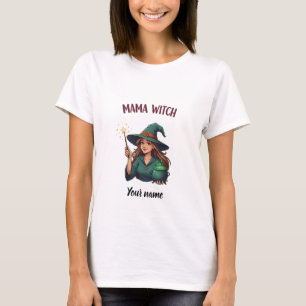Camiseta Personalizada Mama Witch Halloween