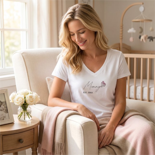 Camiseta Personalizada Mamãe Ano de Fundação Prese (Criador carregado)