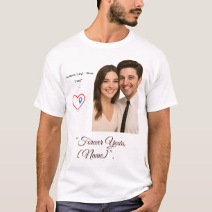 Camiseta Personalizada Mapa do Amor – Envie Foto &