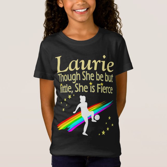 CAMISETA PERSONALIZADA, MAS MENINA DE FUTEBOL DE FIERCE T S (Frente)