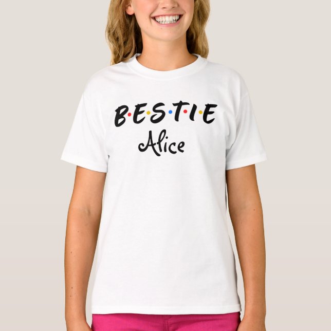 Camiseta Personalizada Melhor Amiga BFF (Frente)