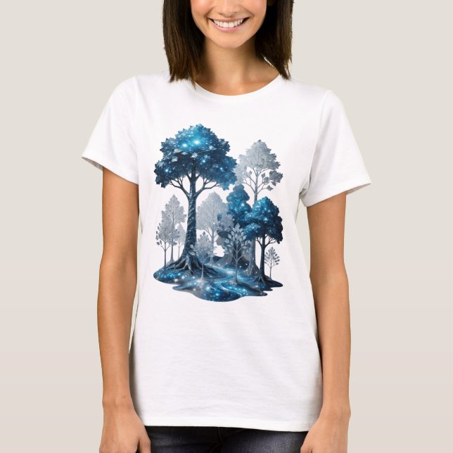 Camiseta Personalizada Modern Silver BLUE ICE FORE (Frente)