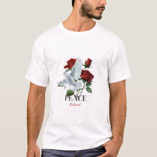 Camiseta Personalizada Nome Custom Dove Rose