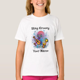 Camiseta Personalizada | Nome e Texto do Polvo Ret
