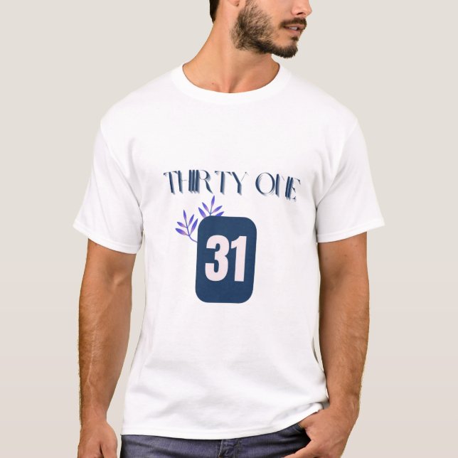 camiseta personalizada número 31 (Frente)