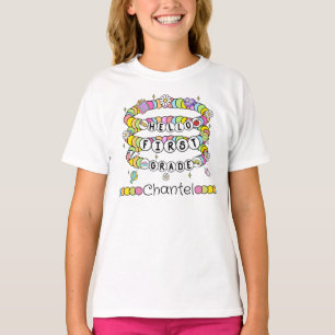 Camiseta personalizada Olá Primeira Série