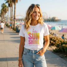 Camiseta Personalizada Olá Sol