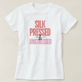 Camiseta personalizada para cabelo preto com aprec