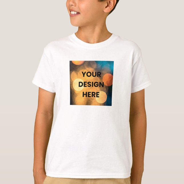 Camiseta Personalizada para Crianças | Design Pers (Frente)