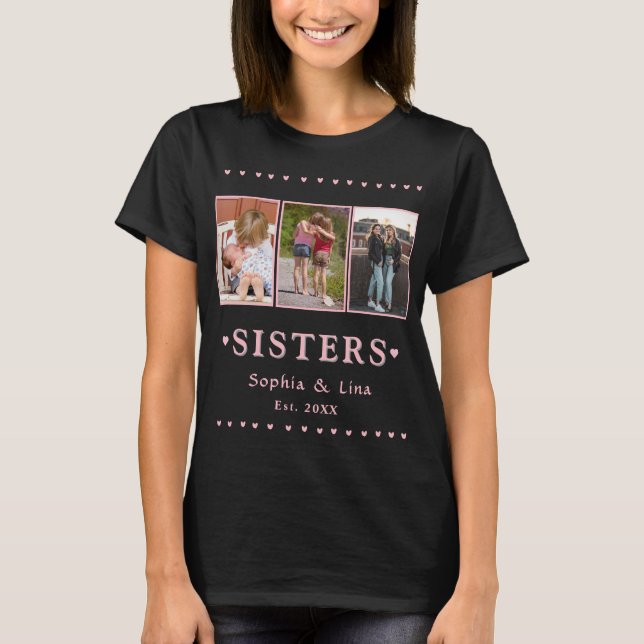 Camiseta Personalizada para Irmãs – Presente Perso (Frente)