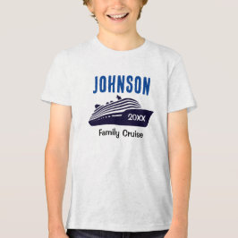 Camiseta Personalizada para Menino Navio de Cruzei