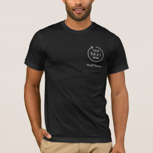 camiseta personalizada para negócios com o logotip