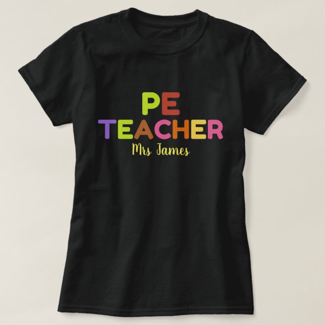 Camiseta Personalizada para Professor de Educação  (Frente do Design)
