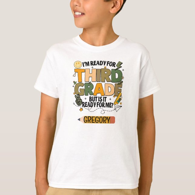 Camiseta Personalizada para Terceiro Ano (Frente)