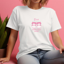 Camiseta Personalizada Pink Booties Mamãe Para Ser