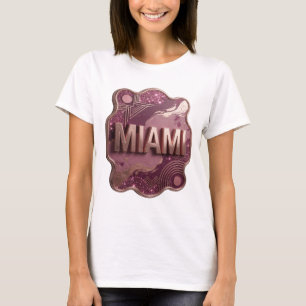 Camiseta Personalizada Playful Gold MIAMI