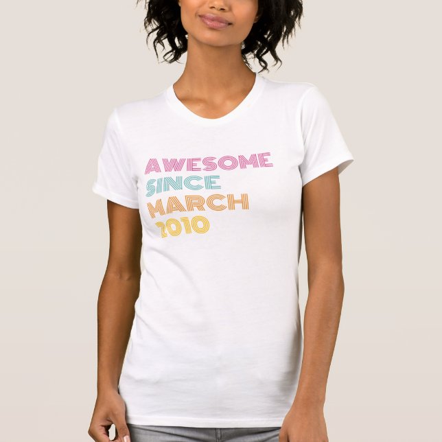 Camiseta Personalizada Presente de Aniversário de  (Frente)