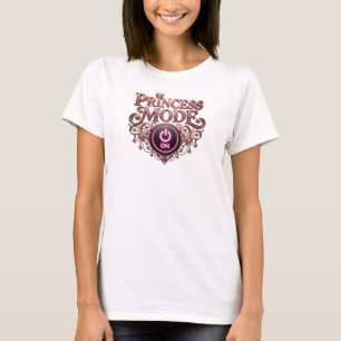 Camiseta Personalizada PRINCESS MODE Vermelha Vibr