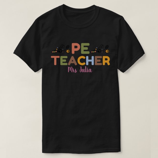 Camiseta Personalizada Professor de Educação Físic (Frente do Design)