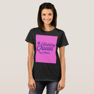Camiseta Personalizada Rainha de Aniversário