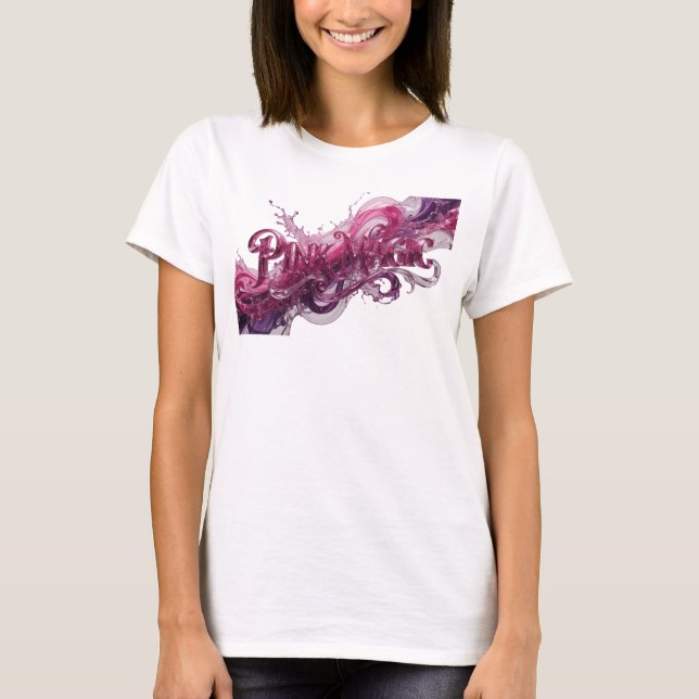 Camiseta Personalizada Rosa Chic PINK MAGIC (Frente)