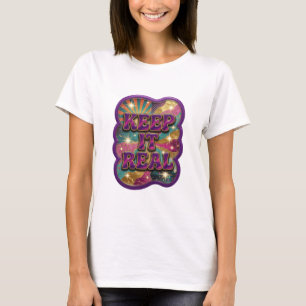 Camiseta Personalizada Roxa Moderna MANTENHA A REA