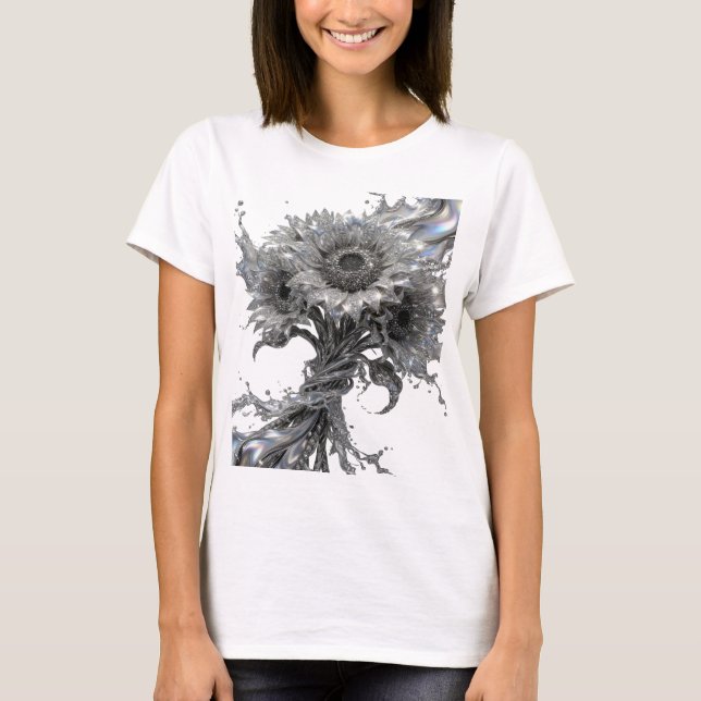 Camiseta Personalizada Sharp Silver ABSTRACT ART v (Frente)
