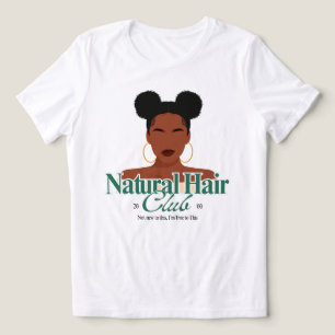 Camiseta Personalizada "Space Buns" Cabelo Preto
