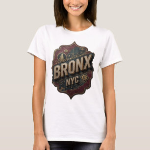 Camiseta Personalizada Statement Gold BRONX NYC