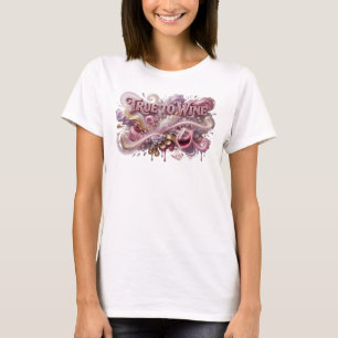 Camiseta Personalizada Striking Pink TRUE TO WINE