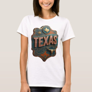 Camiseta Personalizada TEXAS Gold Moderna