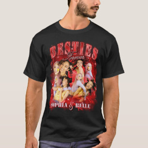 Camiseta Personalizada Vermelha Retro Bootleg Best