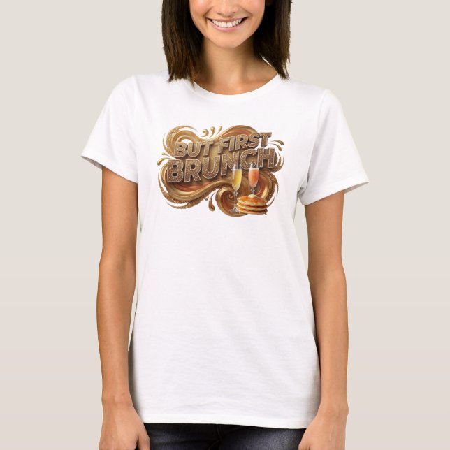 Camiseta Personalizada Vibrant Orange MAS PRIMEIRO (Frente)
