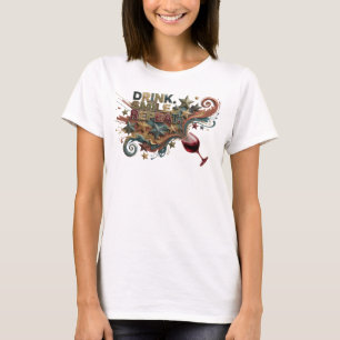 Camiseta Personalizada Vibrante Rosa BEBER SORRIR