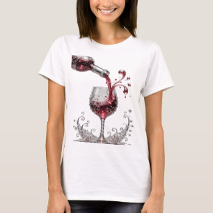Camiseta Personalizada Vinho Tinto Prata Icônica