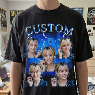 Camiseta Personalizada Vintage Anos 90 Colagem de