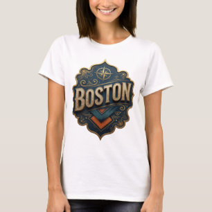 Camiseta Personalizada Witty Gold BOSTON
