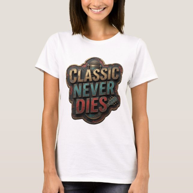 Camiseta Personalizada Witty Gold CLÁSSICO NUNCA M (Frente)