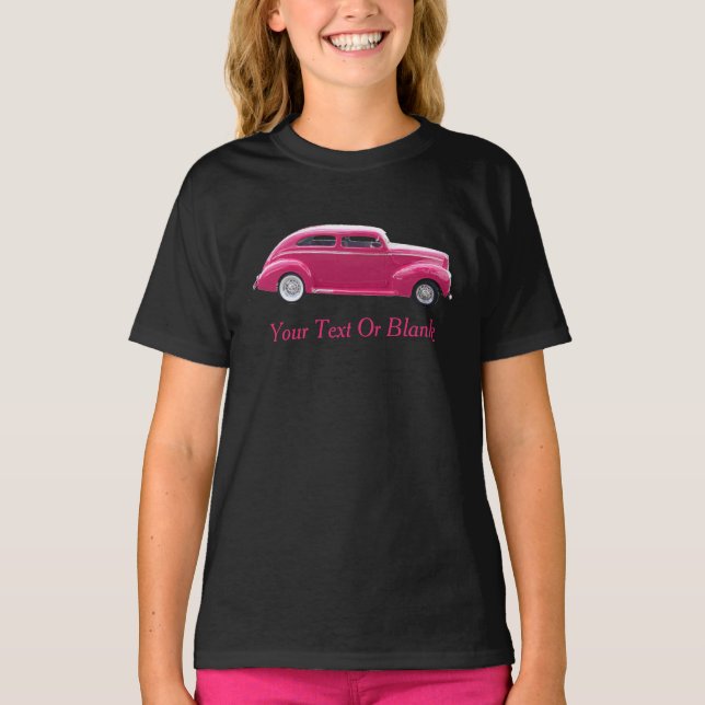 Camiseta Personalizado 1940 Famous American Make Sedan (Frente)