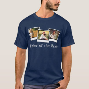 Camiseta Personalizado 3 Foto Pai da Noiva
