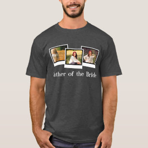Camiseta Personalizado 3 Foto Pai da Noiva