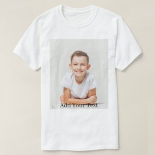 Camiseta Personalizado. Adicionar a sua fotografia e texto