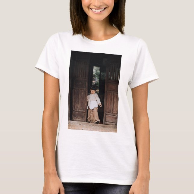 Camiseta Personalizado, Adicionar Foto e Texto (Frente)