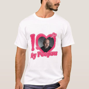 Camiseta Personalizado Adoro Meu Peepaw Com Foto Personaliz