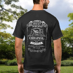 Camiseta Personalizado com Nomes, o maior presente de Pai<br><div class="desc">Surpreenda sua pai com esta linda camisa personalizada do "Pai Maior"! Longa e antiquada impressão no verso com a frase "Grande Pai, Edição Limitada, Original No.1, desde (sua data) Melhor Pai de (seus nomes de filhos)". Pequeno design de bolso na frente com a frase "Grande Pai, edição limitada, Pai n.o...</div>