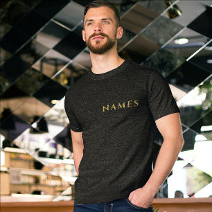 Camiseta Personalizado com o Sobrenome ou Apelido neles