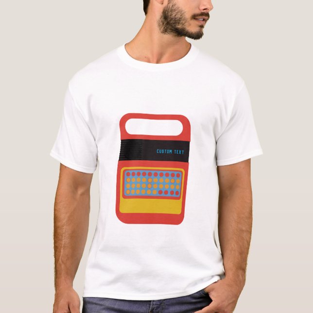 Camiseta Personalizado de brinquedo eletrônico de fala e or (Frente)