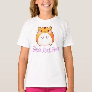 Camiseta Personalizado de Hamster Kawaii