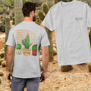 Camiseta Personalizado do Funny Cactus Plant Manager